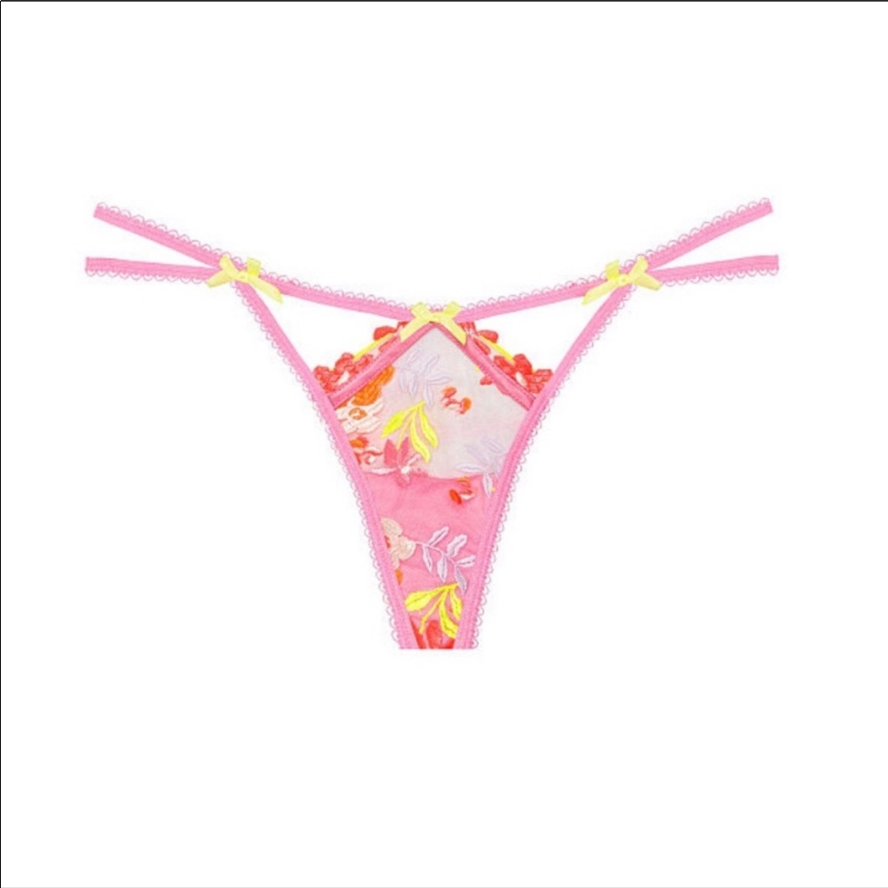 3 PIECE FOR LOVE & LEMONS Summer Tide Bra + Garter + Thong set - Picture 14 of 15